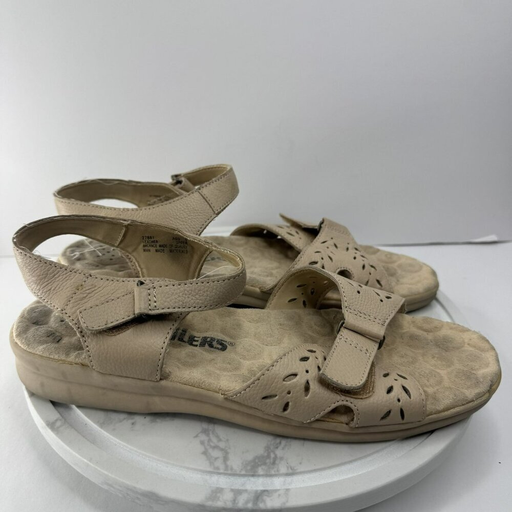 Cobie Cuddlers Orthopedic Beige Leather Sandals EU42‎ US10